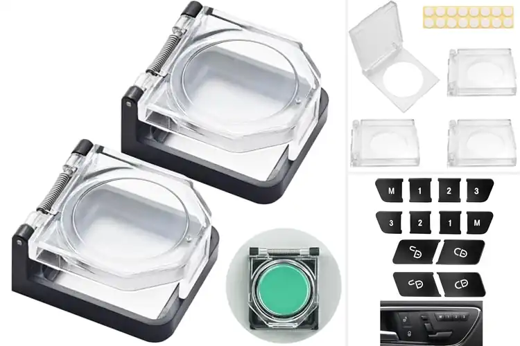 Detailed view of Best Adhesive Button Cover Sets