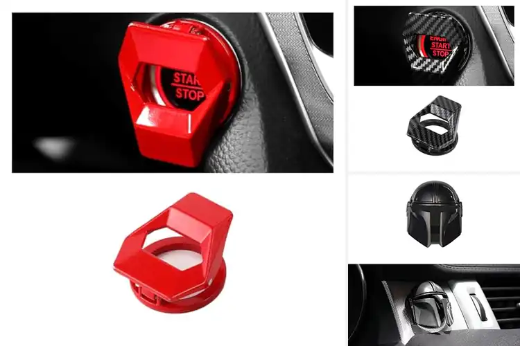 Detailed view of Best Car Engine Start Stop Button Covers