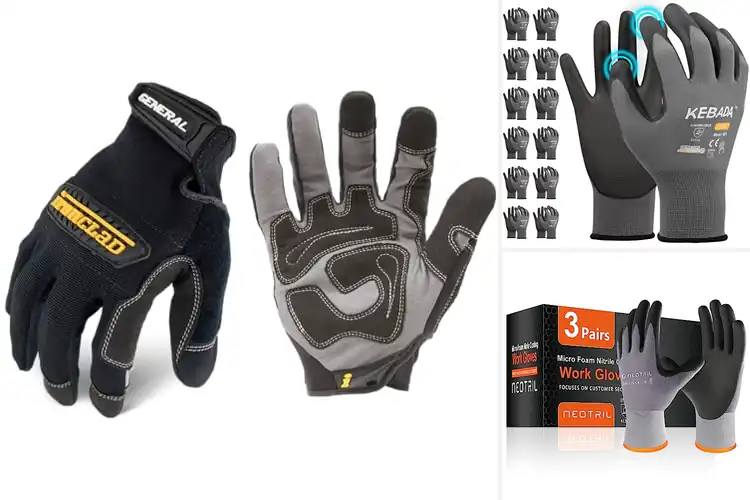 Detailed view of Best Construction Gloves