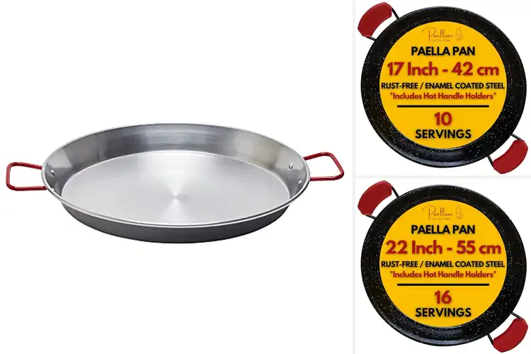 Detailed view of Best Durable Paella Pans: Cook Perfect Meals Every Time