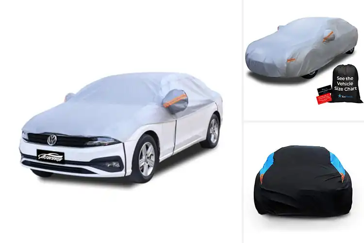 Detailed view of Best Easy Install Car Covers: Quick Fit, Full Protection