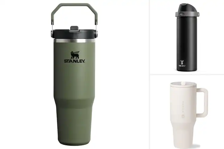 Detailed view of Best Flip Straw Water Bottles