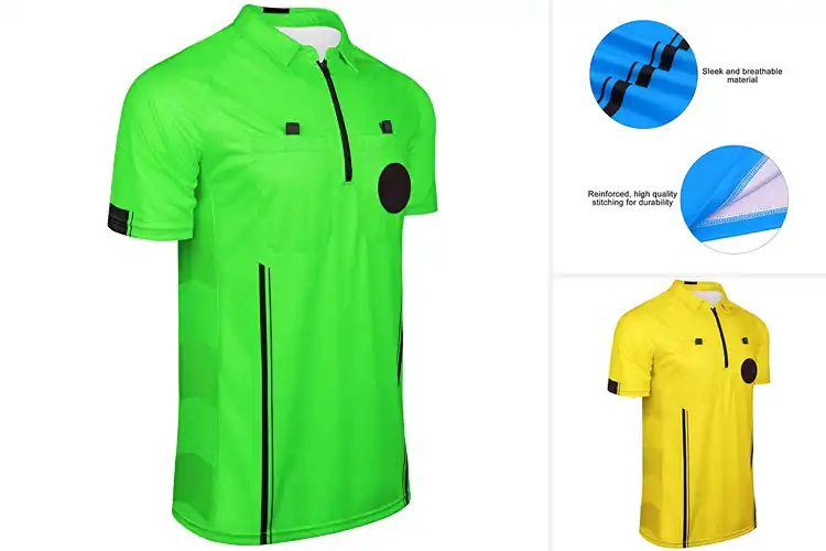 Detailed view of Best Hook And Loop Pocket Referee Jerseys