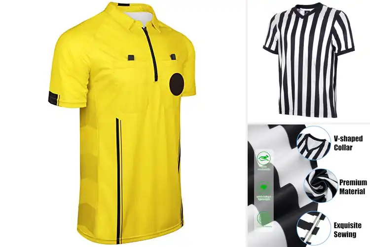 Detailed view of Best Large Referee Jerseys