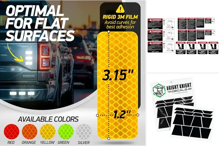 Detailed view of Best Long-Lasting Safety Decals