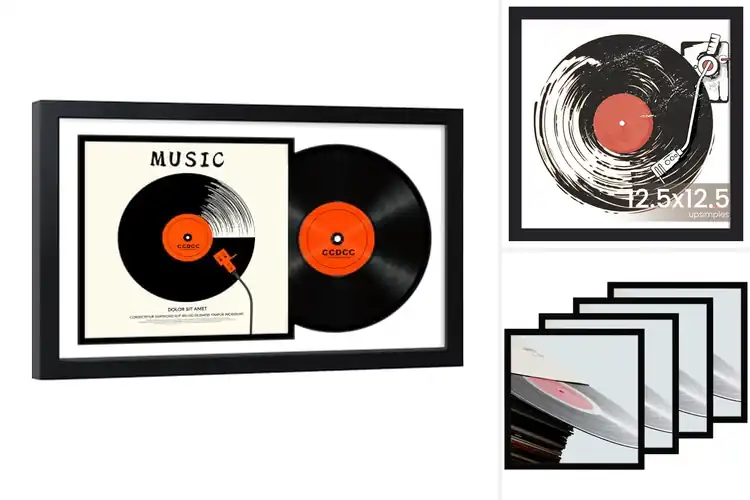 Detailed view of Best Record Display Frames