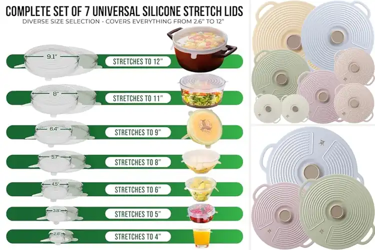 Detailed view of Best Silicone Lids: Top 10 Picks for Fresh, Easy Storage