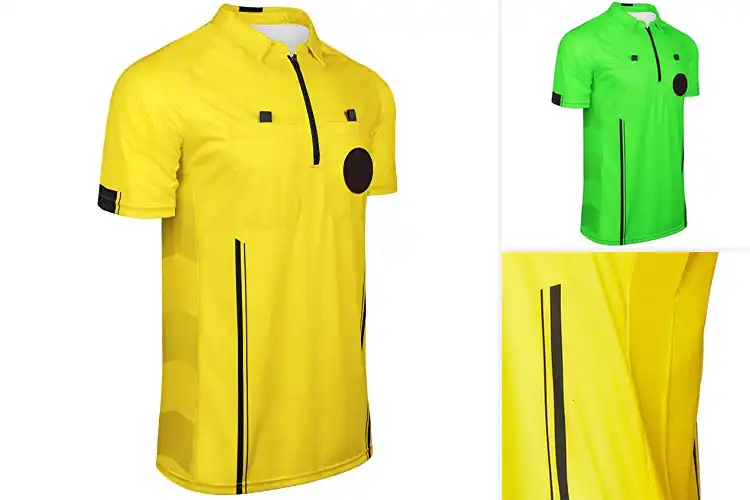 Detailed view of Best Soccer Referee Jerseys