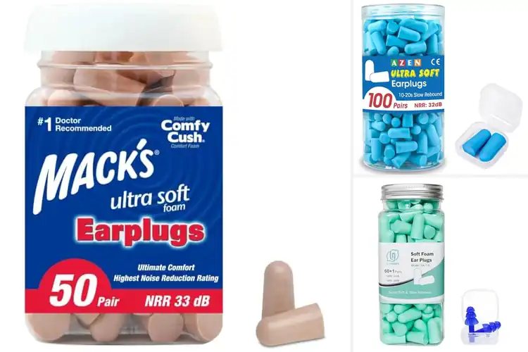 Detailed view of Best Soft Earplugs for Sleep, Study & Travel
