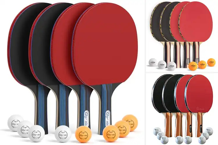 Detailed view of Best Table Tennis Paddle Sets for Speed & Spin